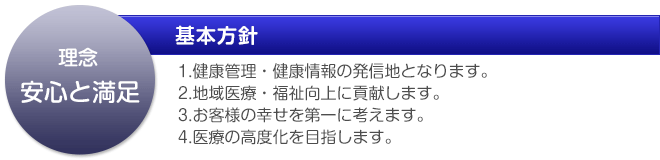 病院理念・基本方針